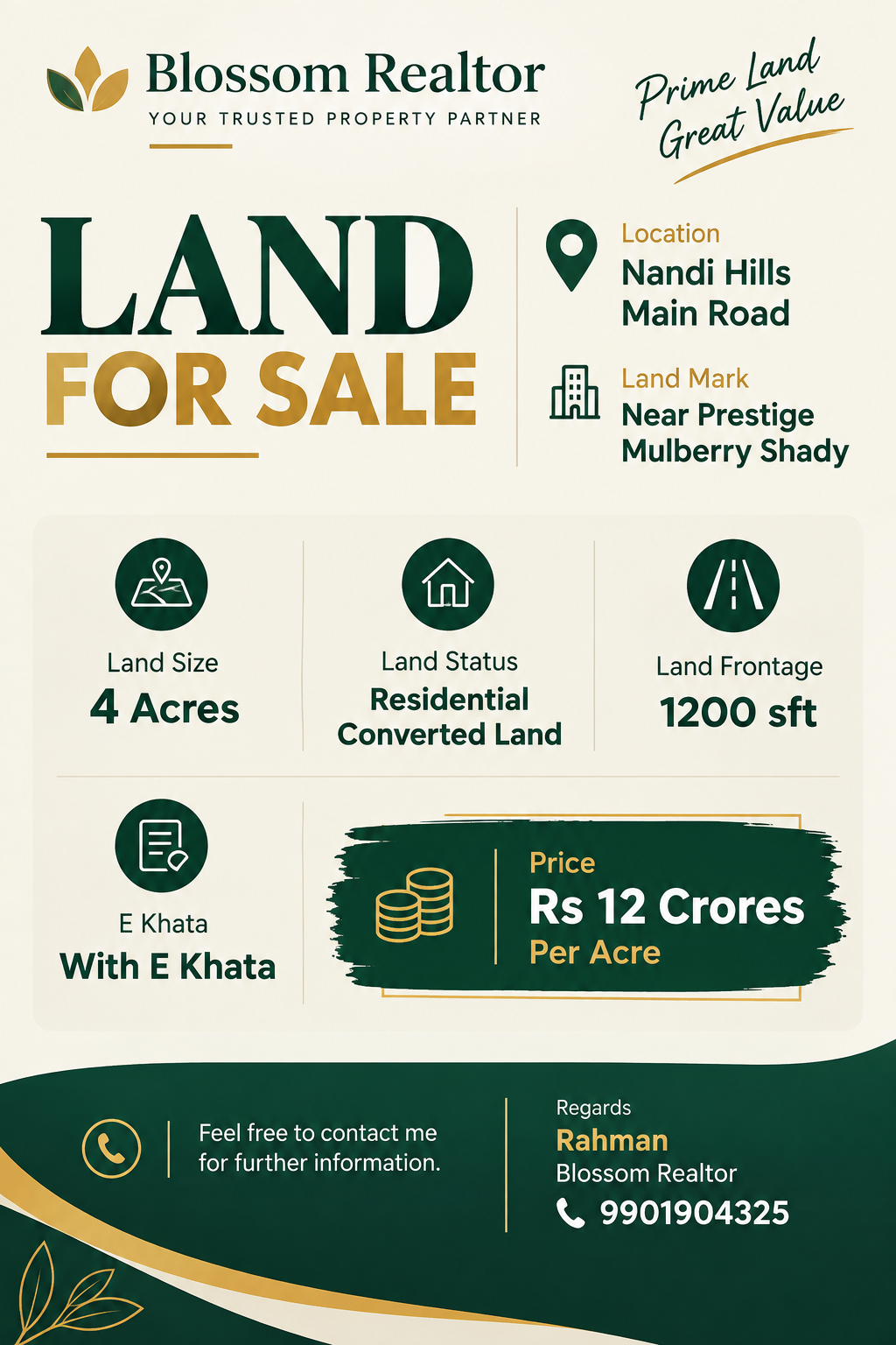 Land for sale